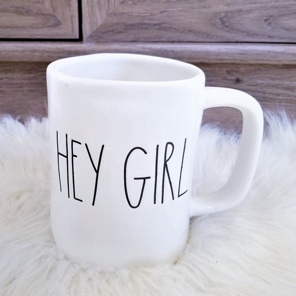 NWT Rae Dunn HEY GIRL Coffee Mug - Picture 1 of 8